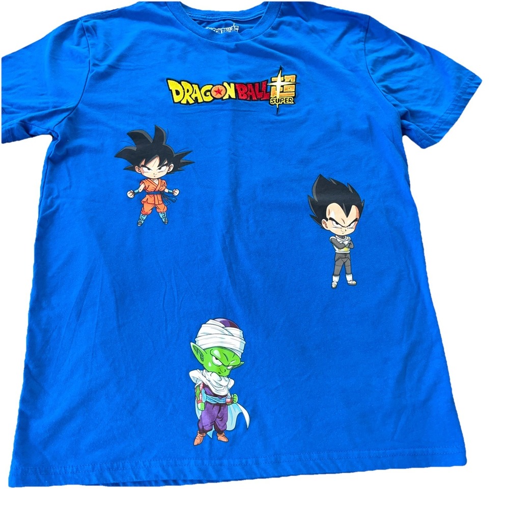 Dragon Ball Super T shirt Size Small Chibi Goku Piccolo Vegeta Shenlon Stitched